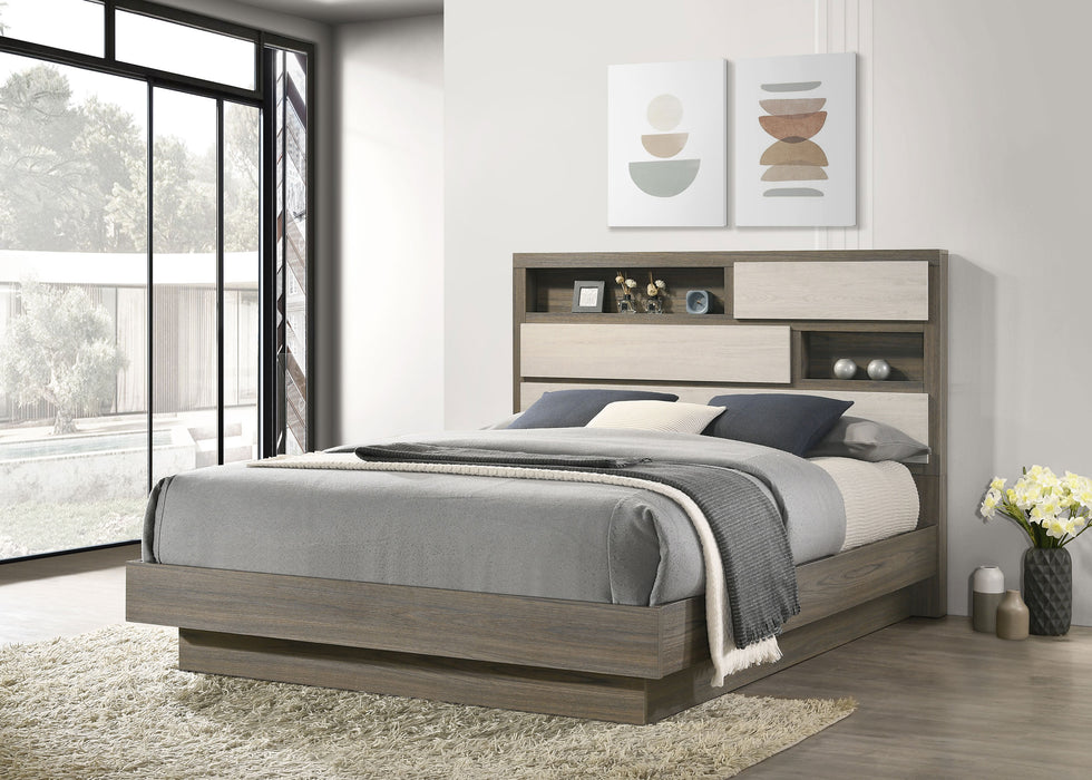 Fenwick Bookcase Platform Bed