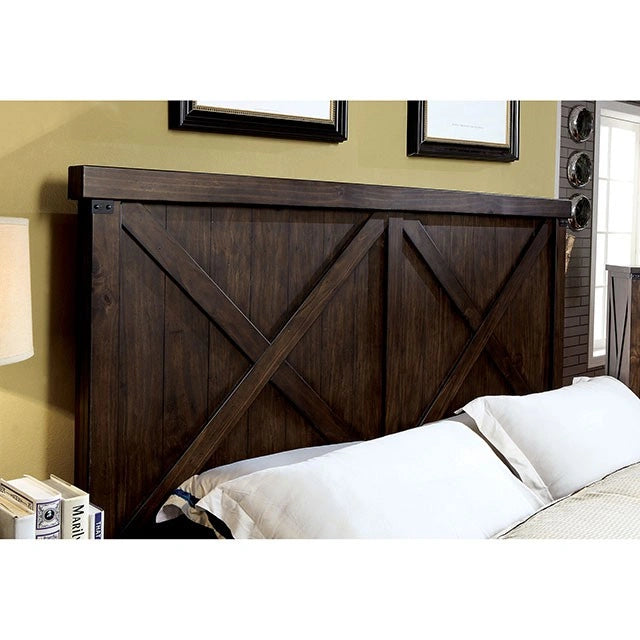 Bianca Bed Brown & Gray