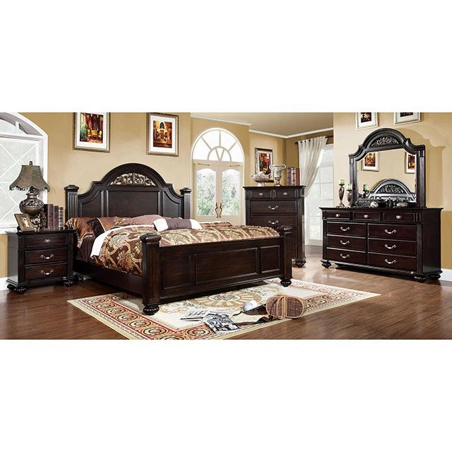 Syracuse Dark Walnut Bed