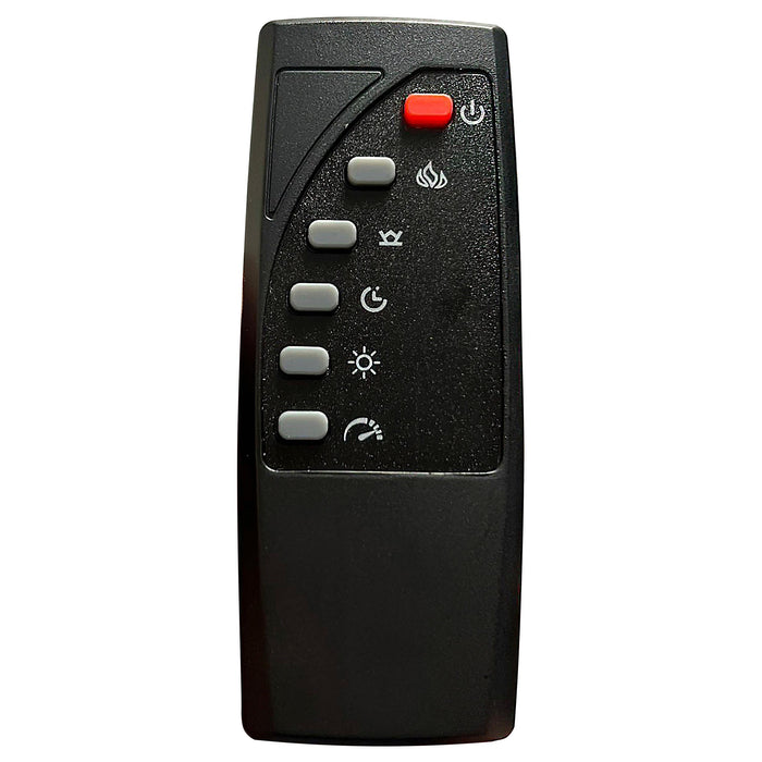 Tisdall 67-inch Upholstered Fireplace Bed Cream