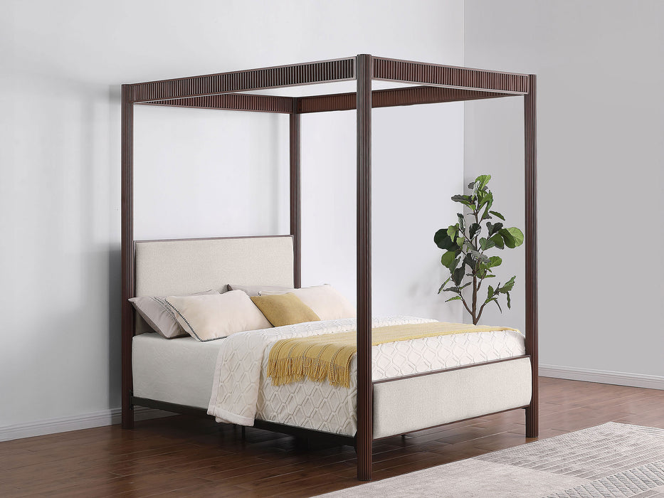 Zimmerlee Canopy Panel Bed
