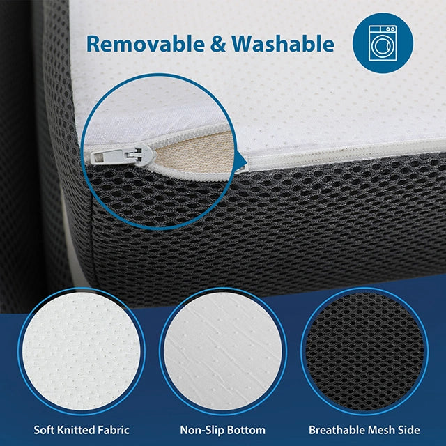 Hollyhock 3" Tri-Fold Memory Foam Topper