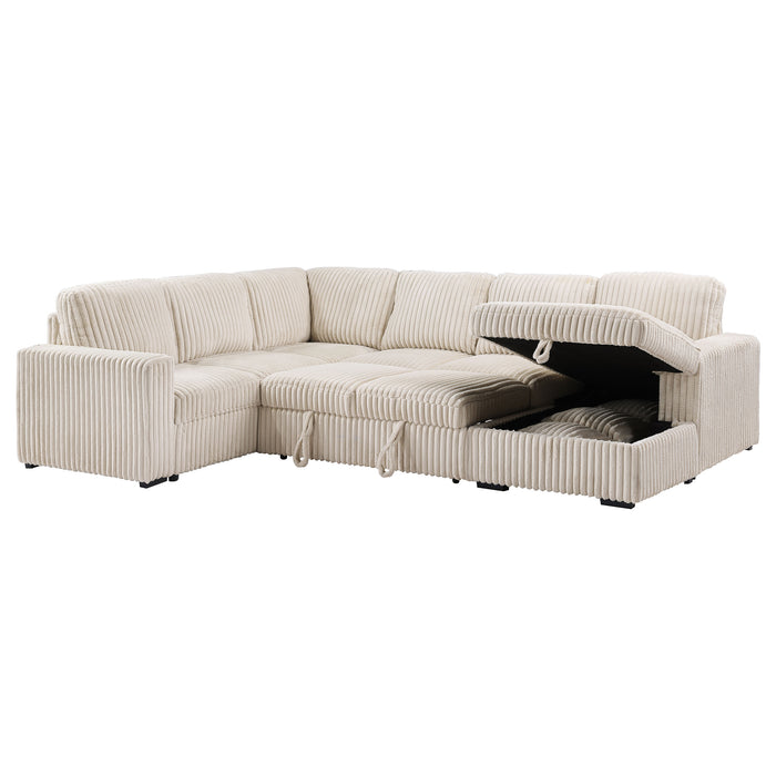 Devonshire Pull-Out Sleeper Sectional Sofa