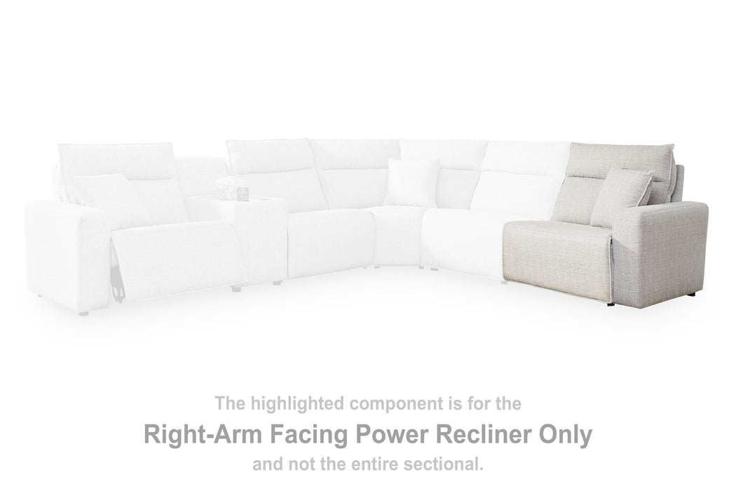 Modmax II Power Reclining Sectional with Consoles