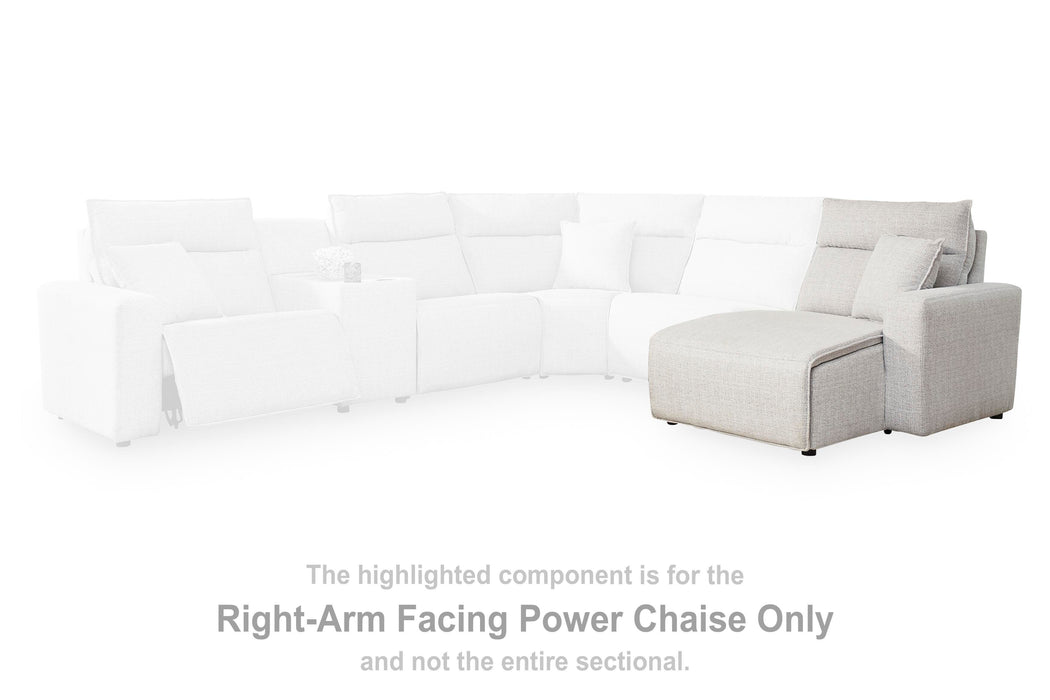 Modmax II Power Reclining Sectional with Chaise and Consoles