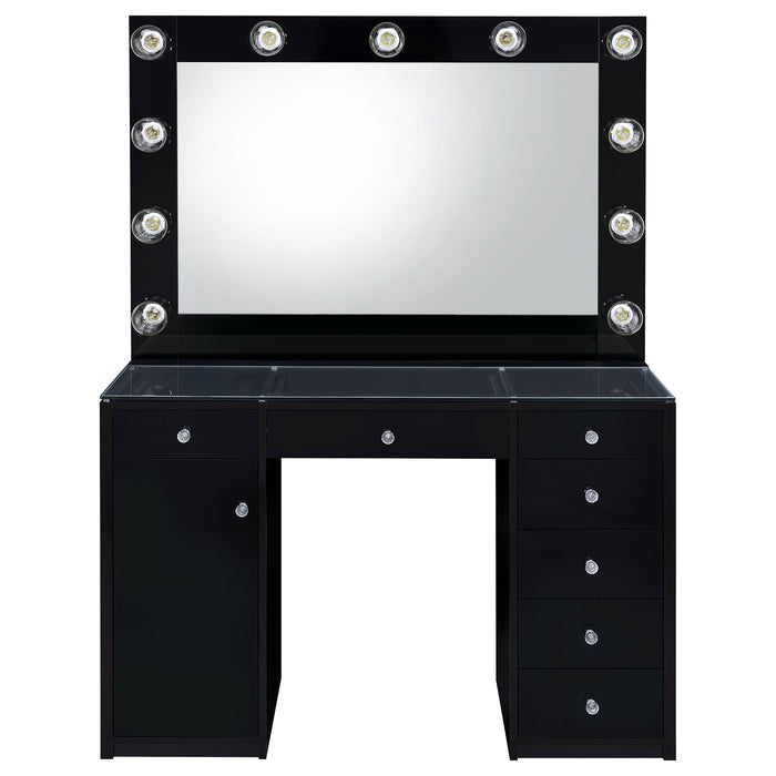 Acena Makeup Vanity Table with LED Mirror