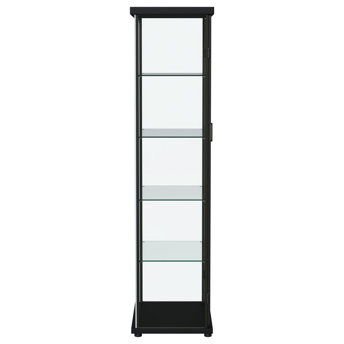 Aero Curio Cabinet with LED Lighting