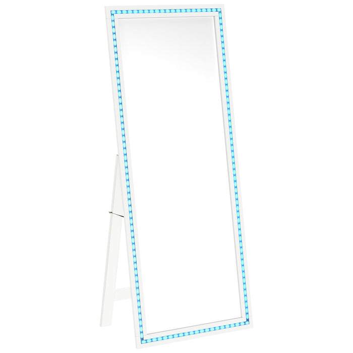 Windrose Standing Mirror with LED Lighting