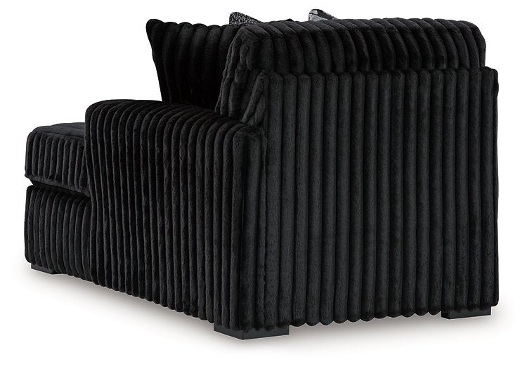 Midnight-Madness Sectional Sofa with Chaise