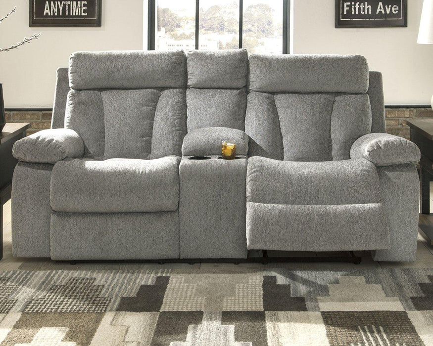 Mitchiner Reclining Loveseat with Console