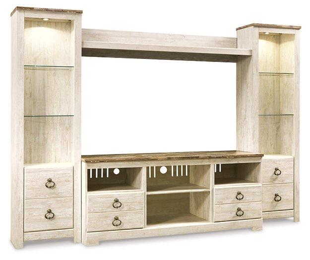 Willowton 4-Piece Entertainment Center image