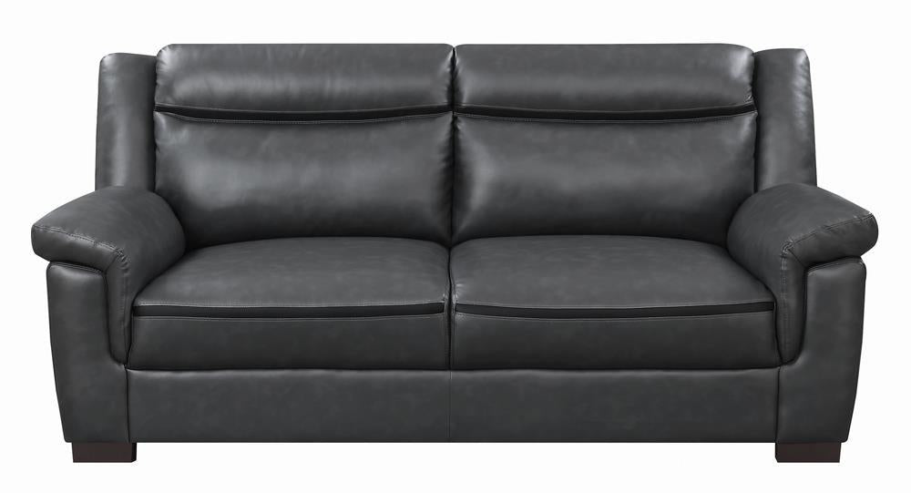 Arabella Pillow Top Upholstered Sofa Grey