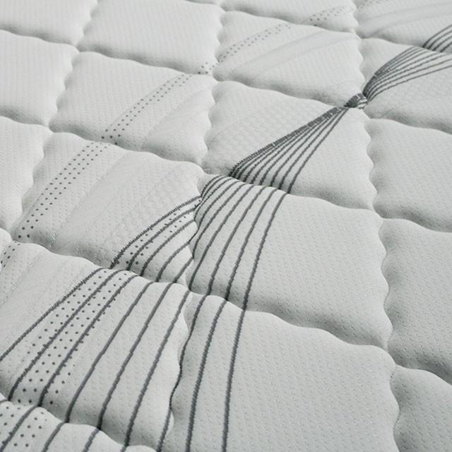 EDREA White/Gray 10" Tight Top Pocket Coil