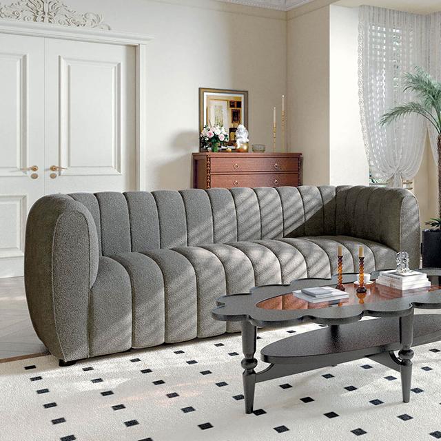 AVERSA Sofa, Black, Gray, & White