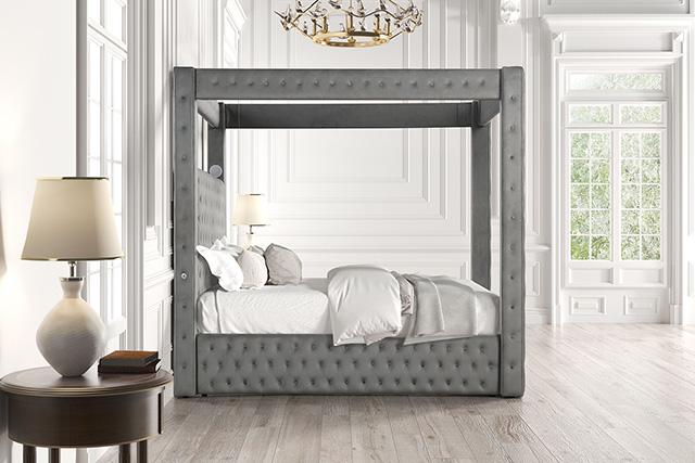Etherea Bed Gray & Black