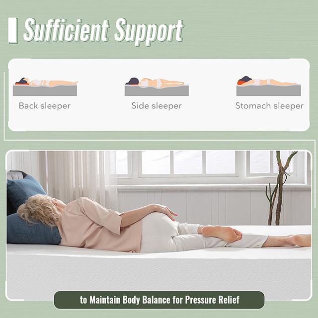 Coreopsis 10" Twin Memory Foam Wave Comfort