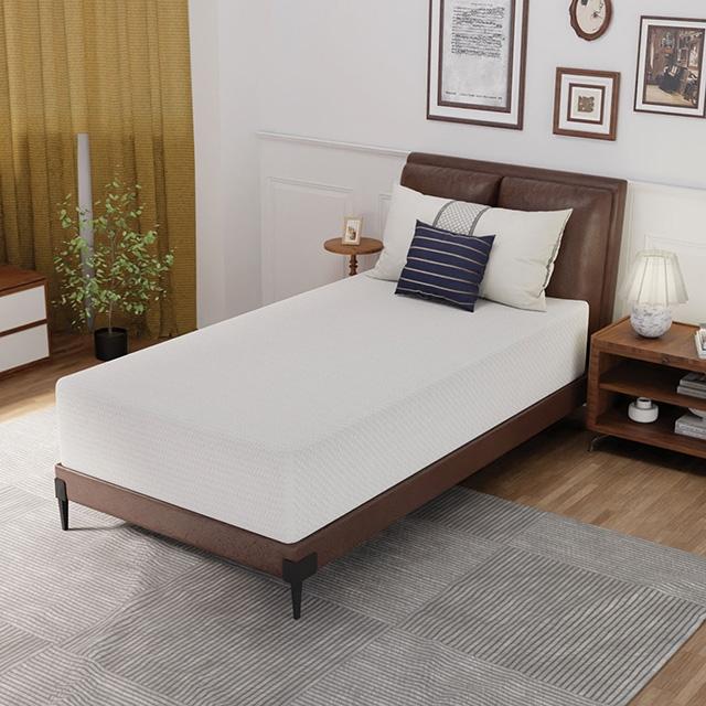 Forsythia 12" Green Tea Gel Memory Foam