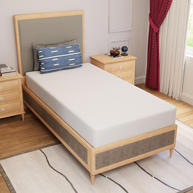 Forsythia 8" Green Tea Gel Memory Foam