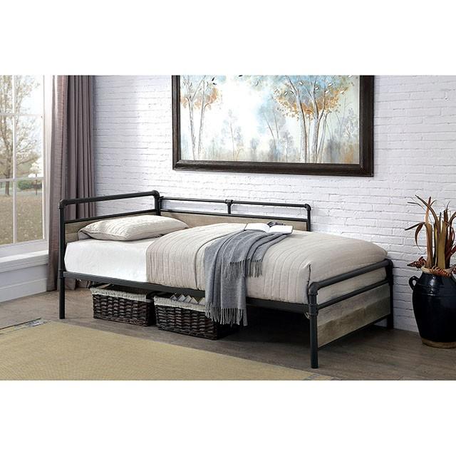 Vidar Sand Black Daybed