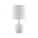 Edie White 23.5"H Glossy White Table Lamp image