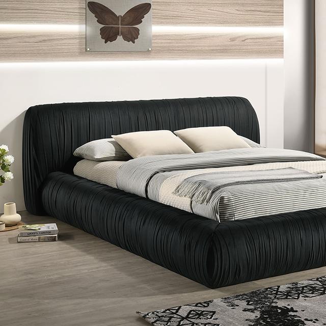 Palmdale Bed Black & Ivory
