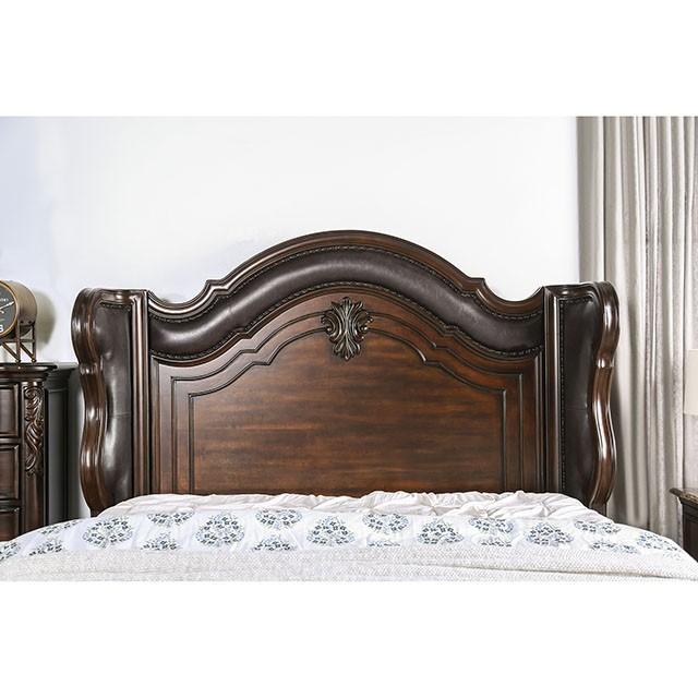 Arcturus Brown Cherry Cal.King Bed