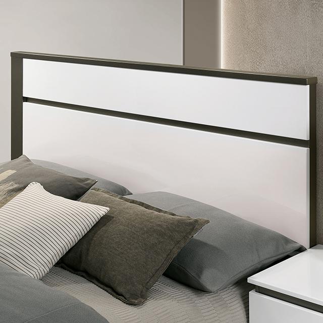 BIRSFELDEN E.King Bed, White