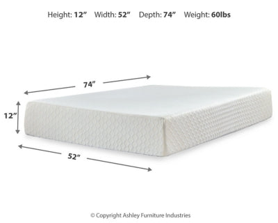 Chime 12 Inch Memory Foam Mattress in a Box
