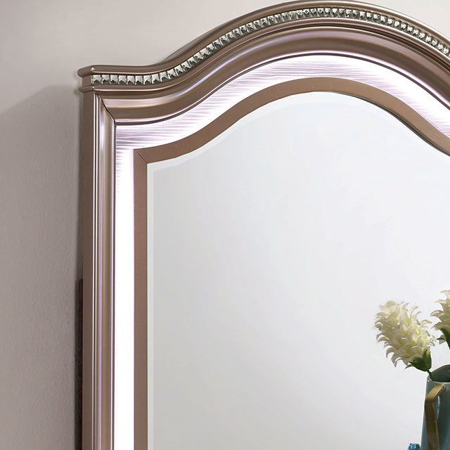 ALLIE Twin & Full Rose Gold Bed