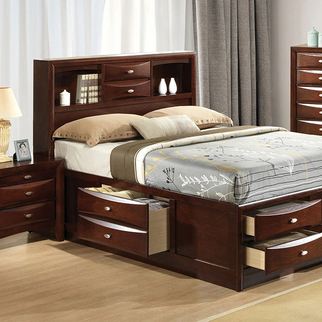 Zosimo Bed Black, Chrome, & Grey