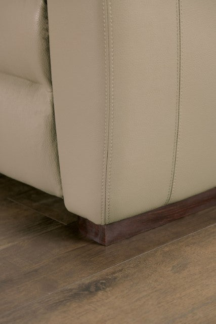 ALTAMURA Power Loveseat, Gray & Beige