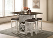 BINGHAM Counter Ht. Table w/ 2 x 15" Leaves image