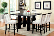 LUMINAR II Black/Beige 5 Pc.Counter Ht. Dining Table Set image