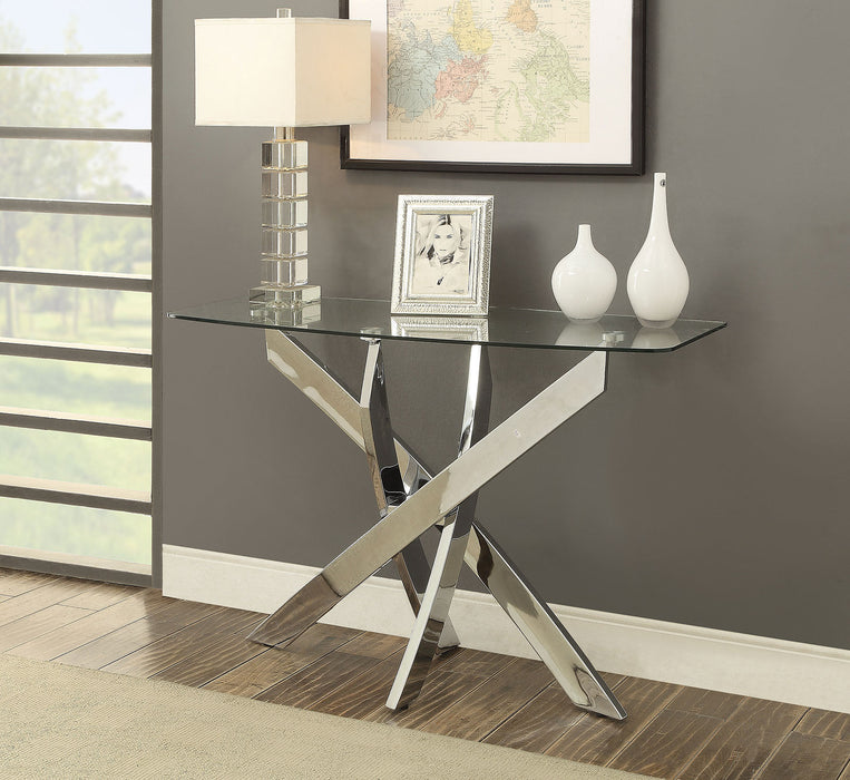 LAILA Chrome Sofa Table image