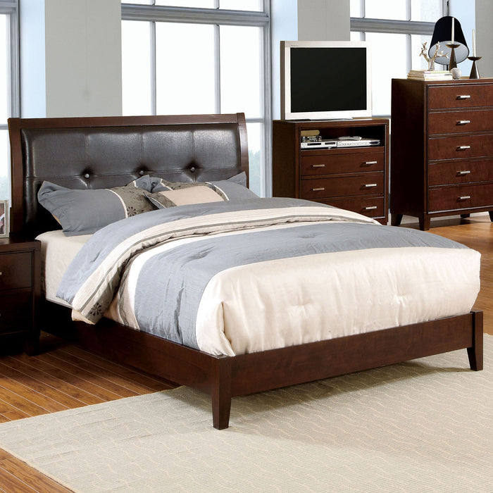 Enrico I Brown Cherry Queen Bed image