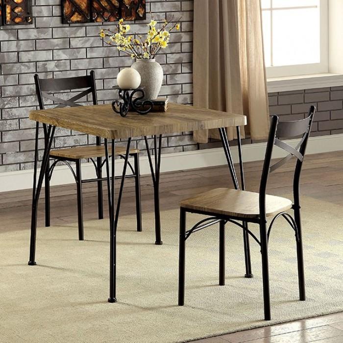 SLINGSBURY Gray/Dark Bronze 3 Pc. 29" Dining Table Set, Gray image