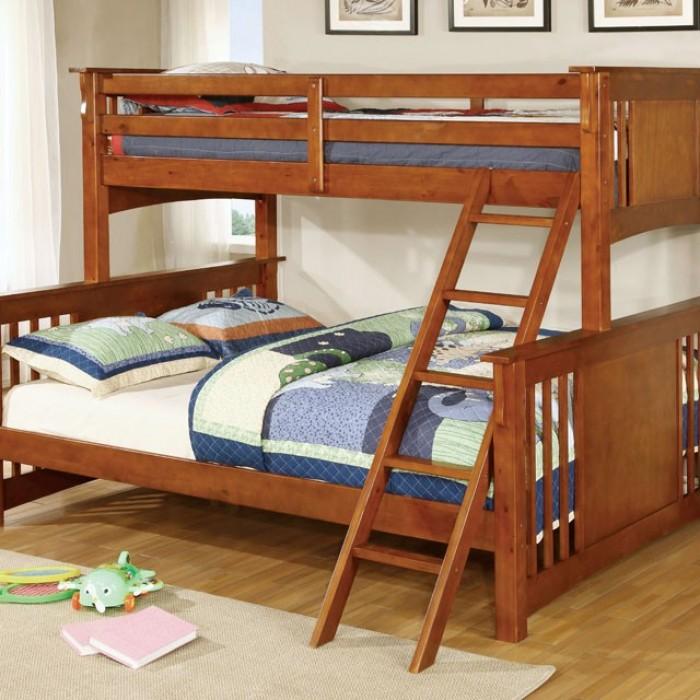 SPRING CREEK Oak Twin XL/Queen Bunk Bed image