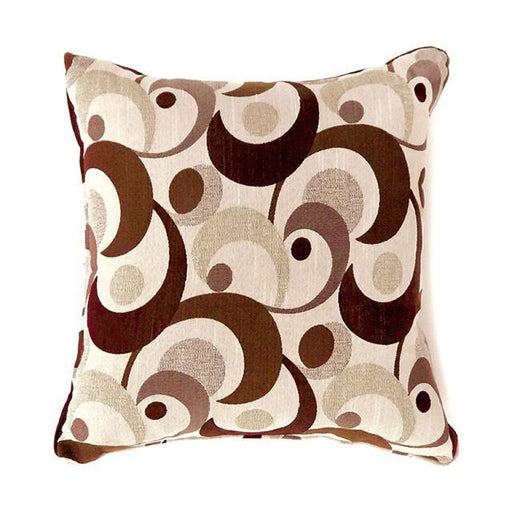 Swoosh Brown 18" X 18" Pillow, Brown (2/CTN) image