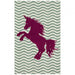 BARON 5' X 8', Area Rug, Horse, Sage Green/Fuchsia image