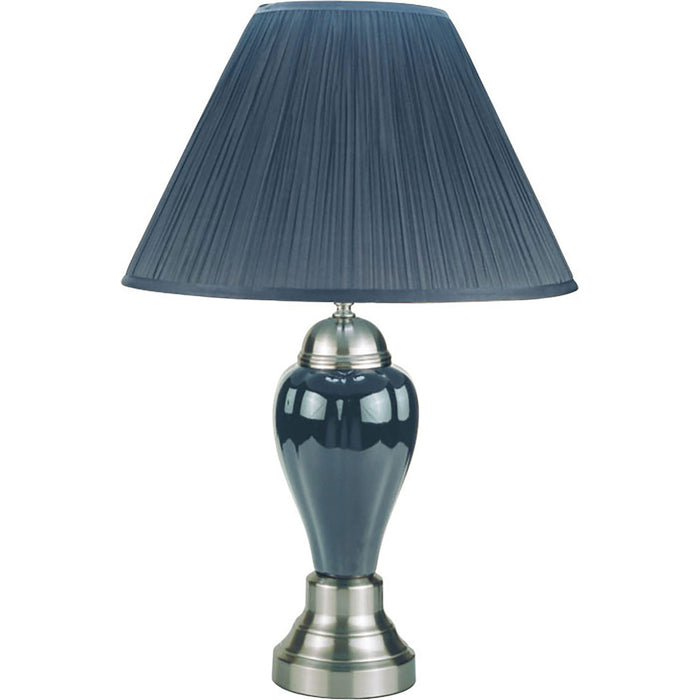 Hanna Gray 27"H Grey Table Lamp image