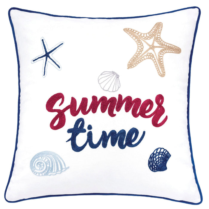 Emmie White 20" X 20" Pillow, Summer Time image